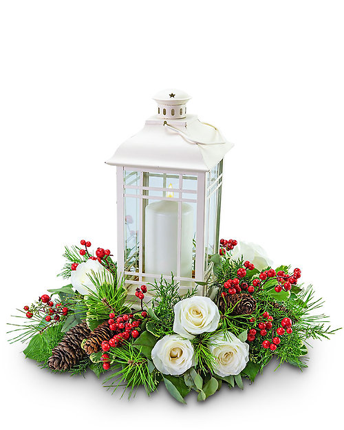Piney Rose Lantern
