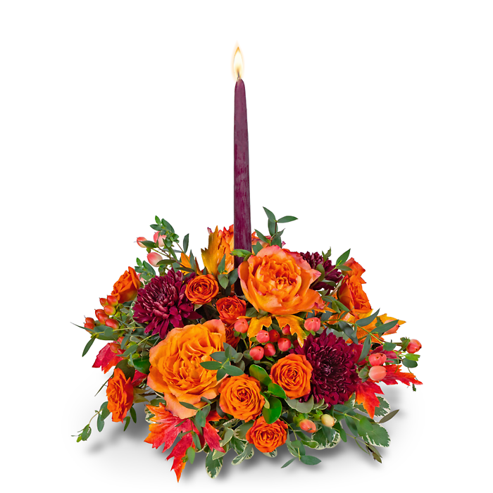 Persimmon Glow Centerpiece