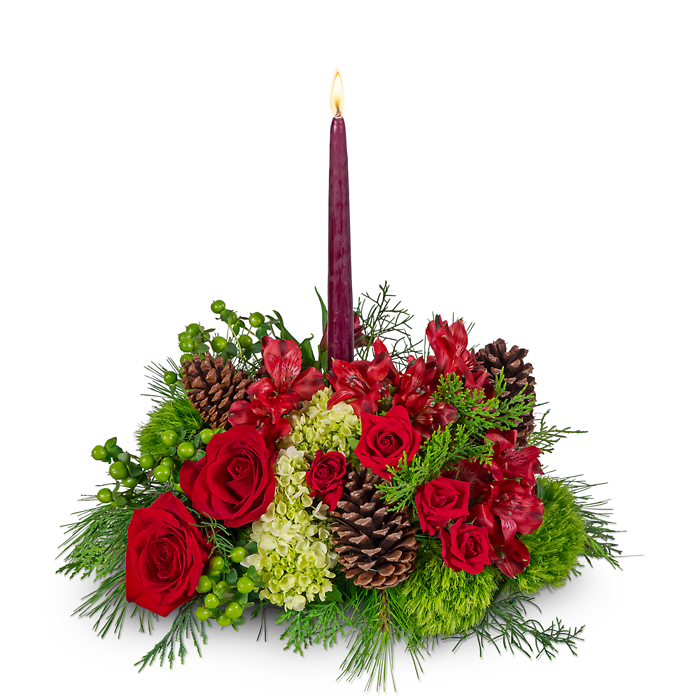 Pinegrove Candlelit Centerpiece