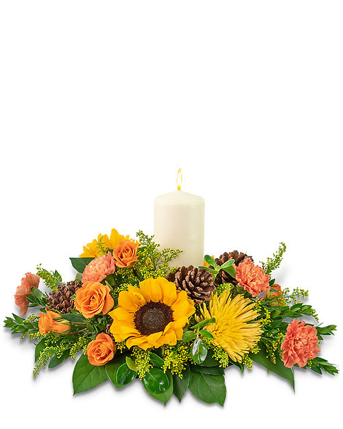 Prosperous Persimmon Centerpiece