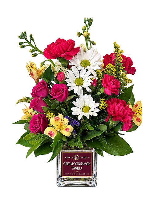 Double Time Floral + Candle